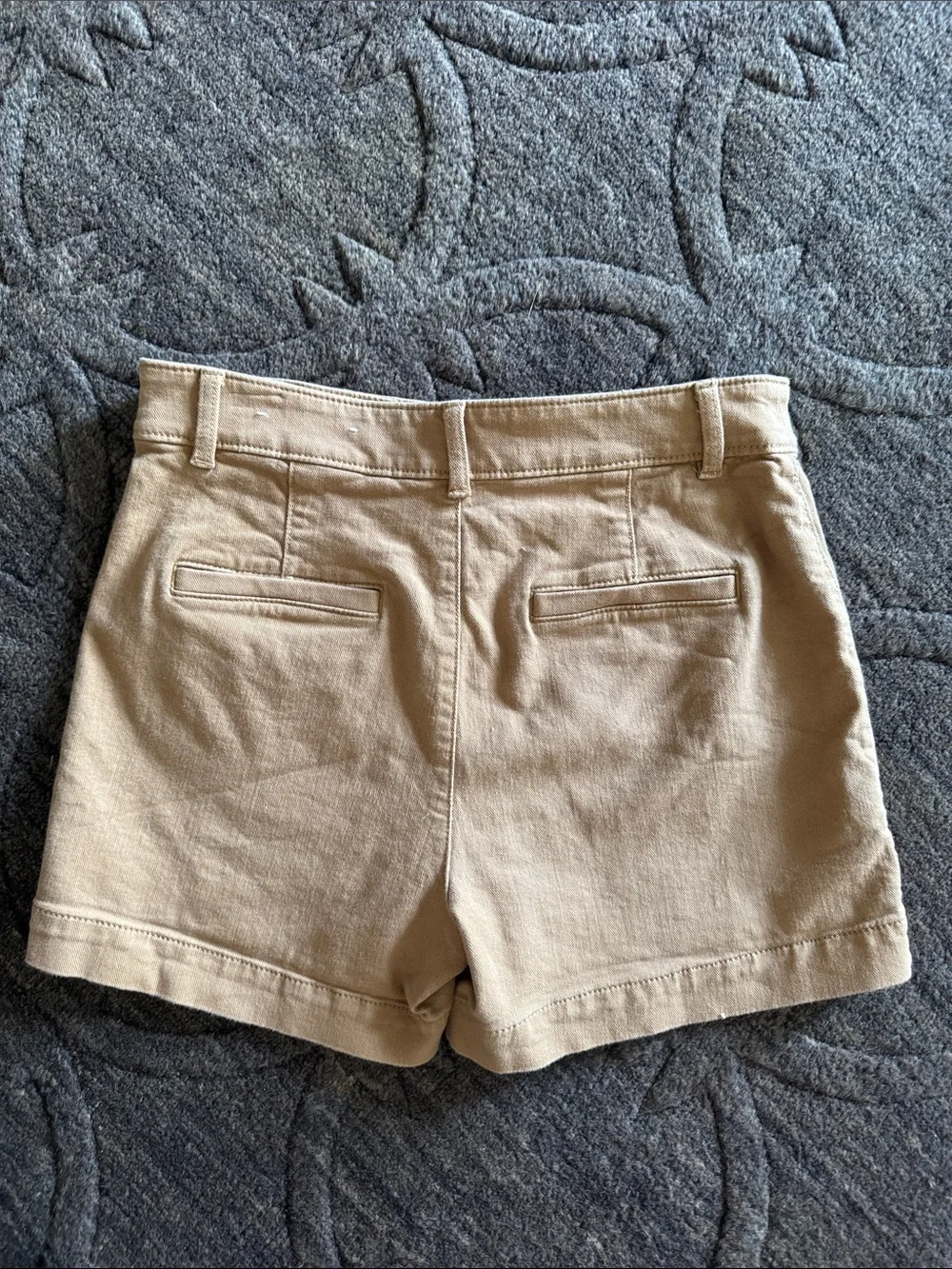LOFT Tan Cotton Jean Shorts